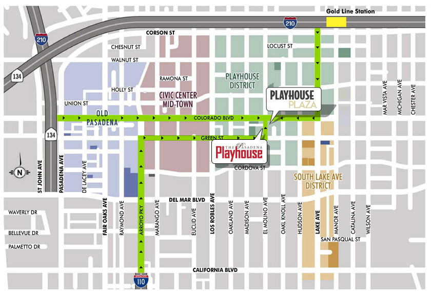 Playhouse Plaza Area Map Playhouse Plaza Area Map